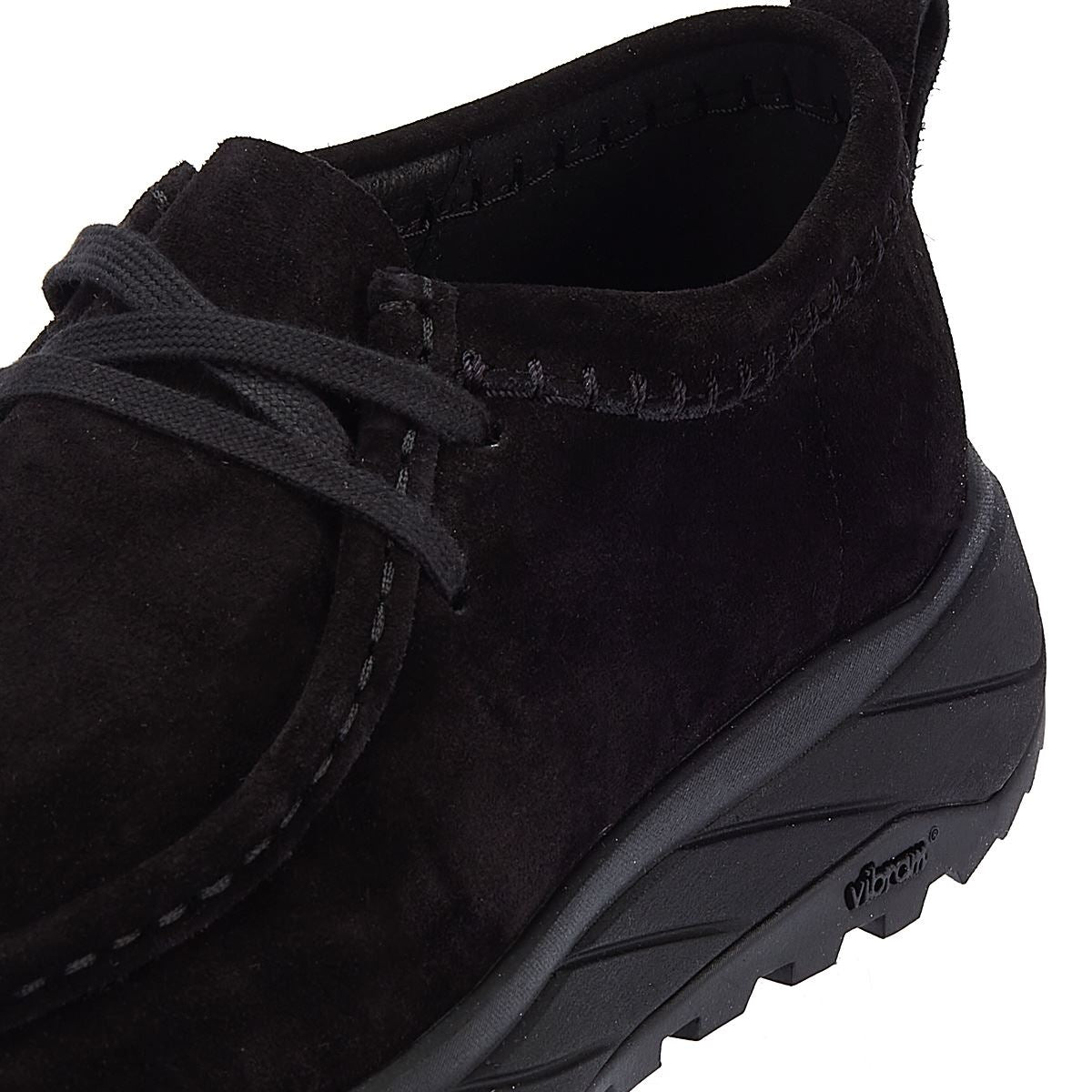 Clarks Originals Walla Eden Lo Herren Schwarze Wildleder-Slipper