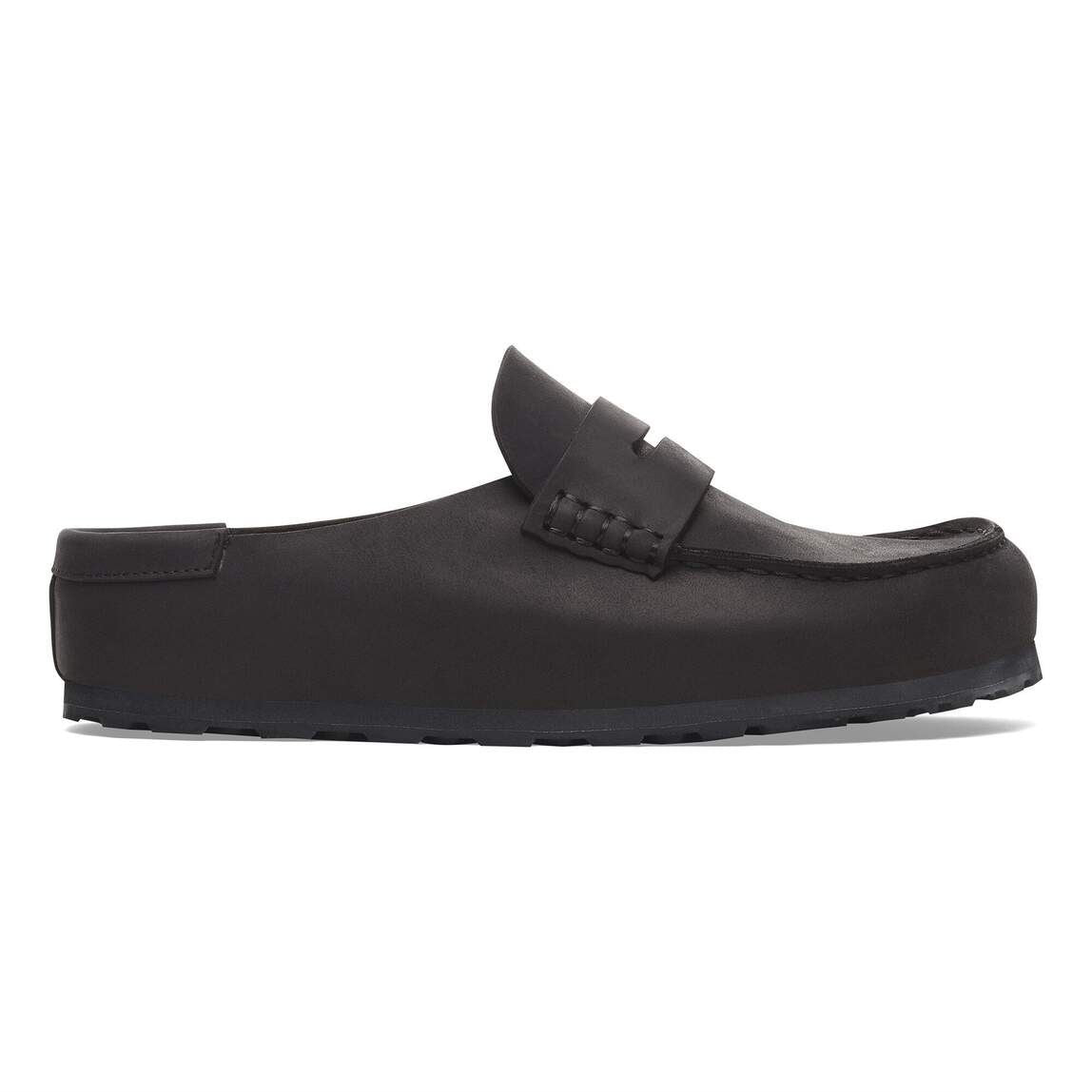 Birkenstock Naples Leder Schwarze Clogs