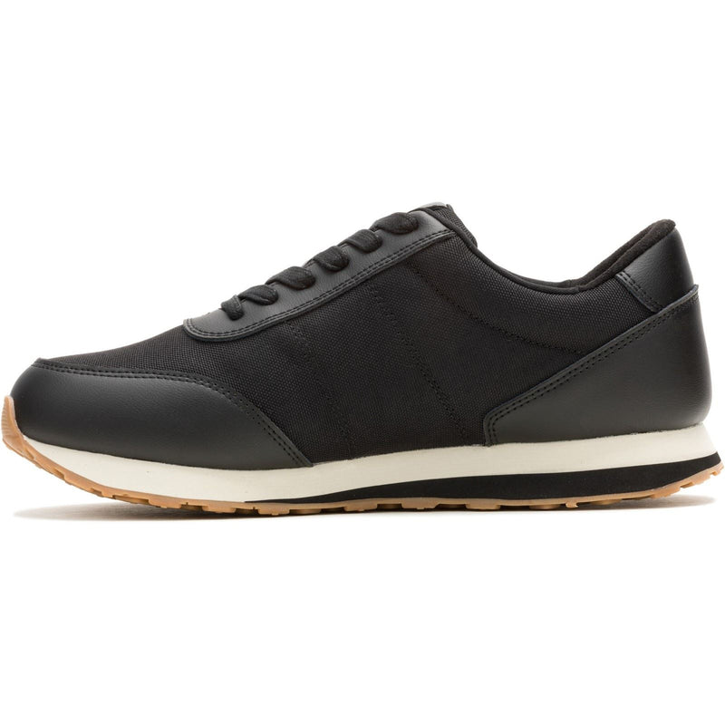 Hush Puppies Seventy8 Herren Schwarz Leder Sneaker