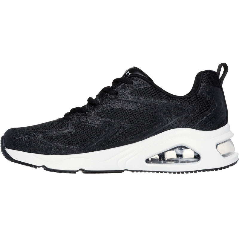 Skechers Tres-Air Uno Glit Airy Damen Schwarze Farbe Turnschuhe