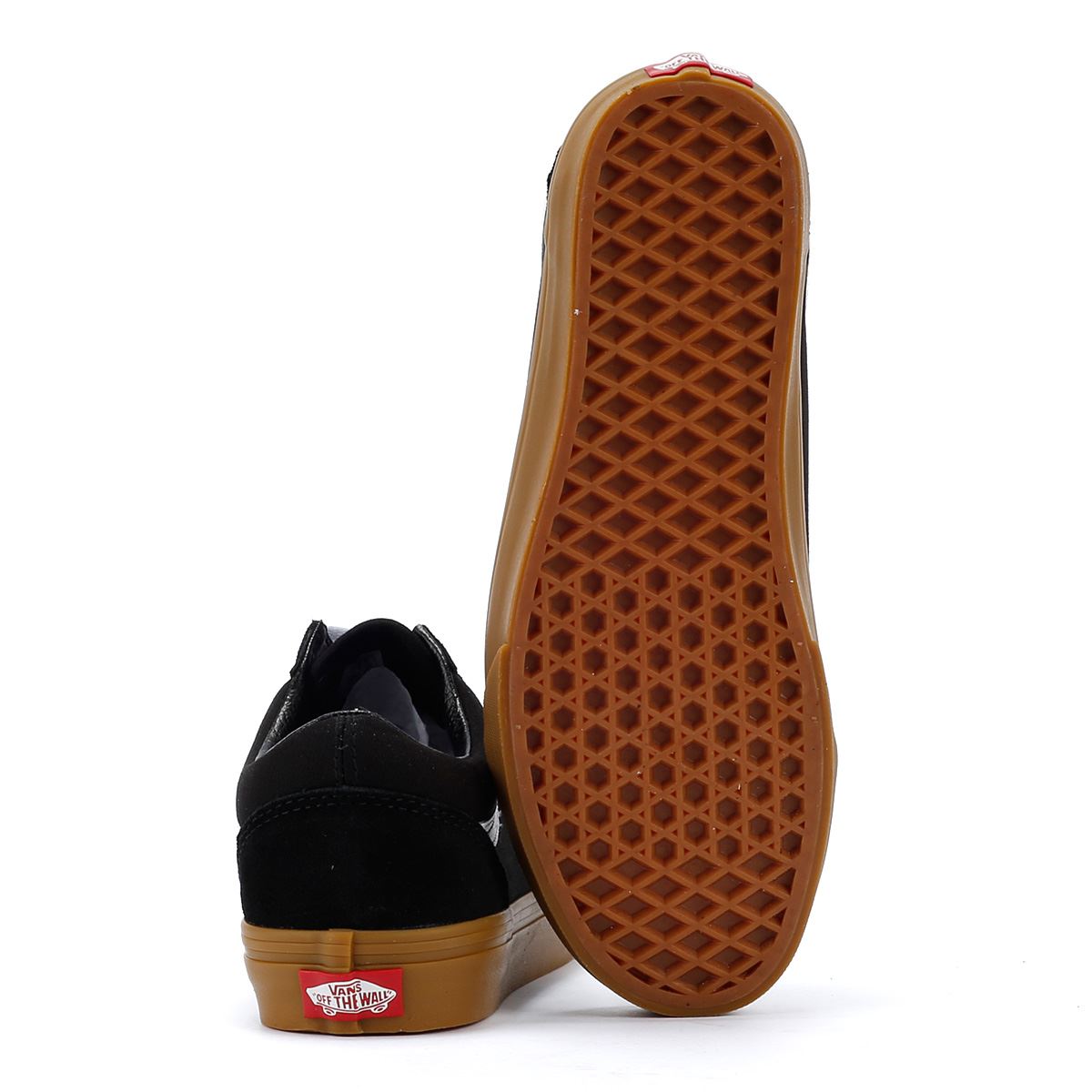 Vans Old Skool Schwarze Leinwand-Sneakers