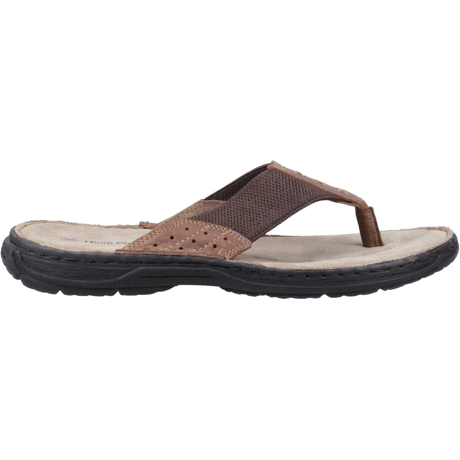 Hush Puppies Alan Toepost Herren Zehentrenner Aus Leder In Tan