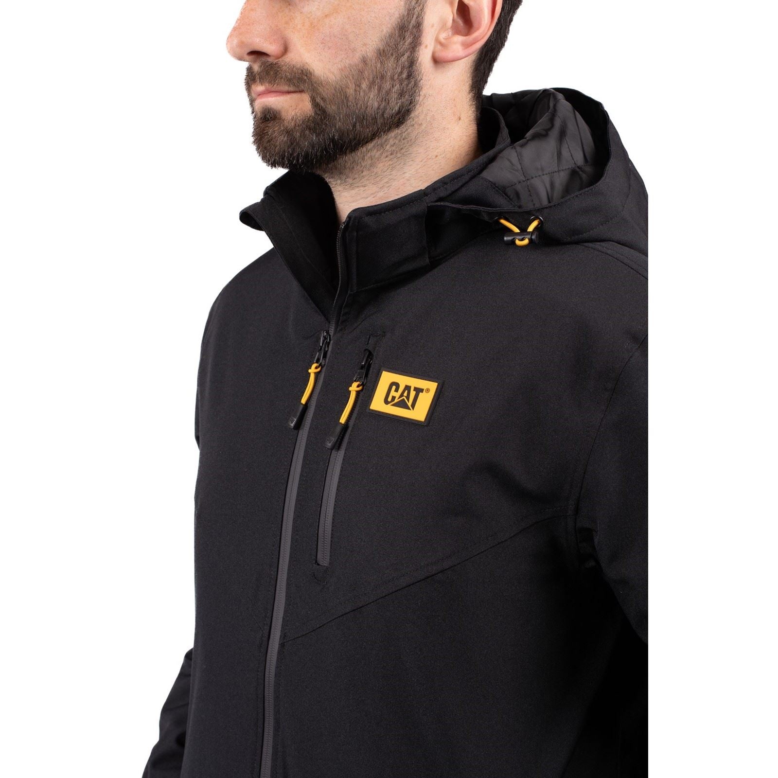 Caterpillar Lightweight Insulated Herren Schwarze Pufferjacke