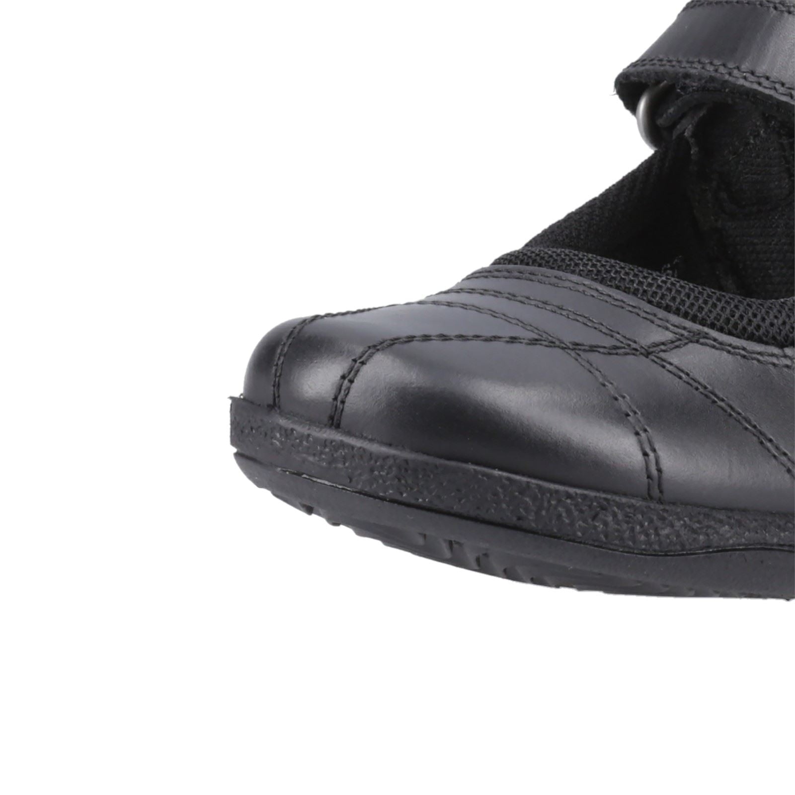 Hush Puppies Clara Junior Mädchenschuhe Aus Schwarzem Leder