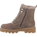 Hush Puppies Aurelia Damen Wildleder Winter Stiefeletten in Taupe