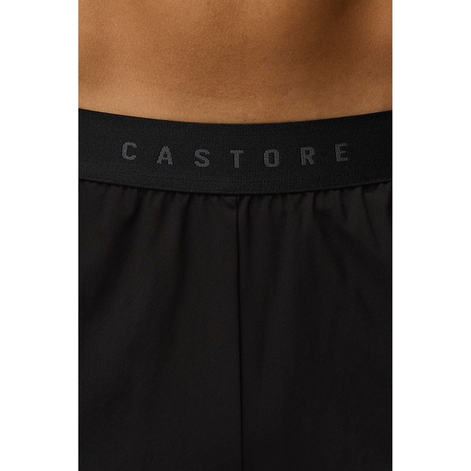 Castore 5" Branded Elastic Herren Schwarze Sportshorts