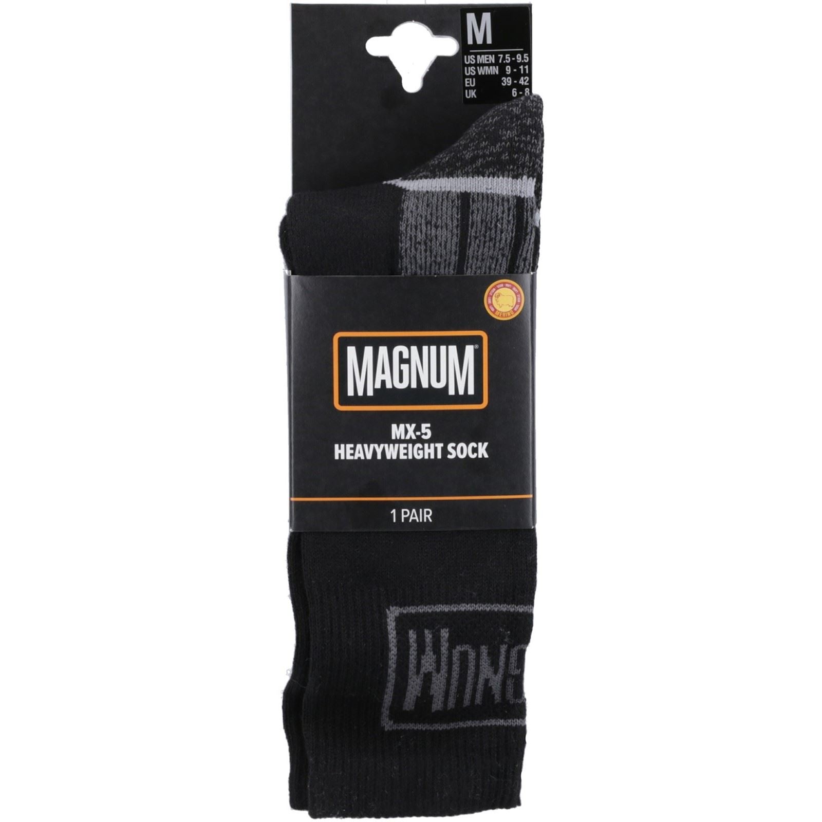 Magnum MX5 Herren Schwarze Arbeitssocken