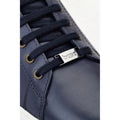 Base London Tucker Herren Sneaker Aus Leder In Marineblau