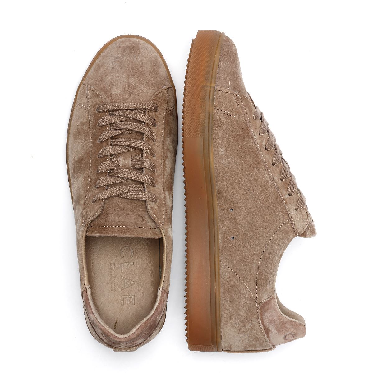 Clae Bradley Herren Wildleder Turnschuhe In Braun