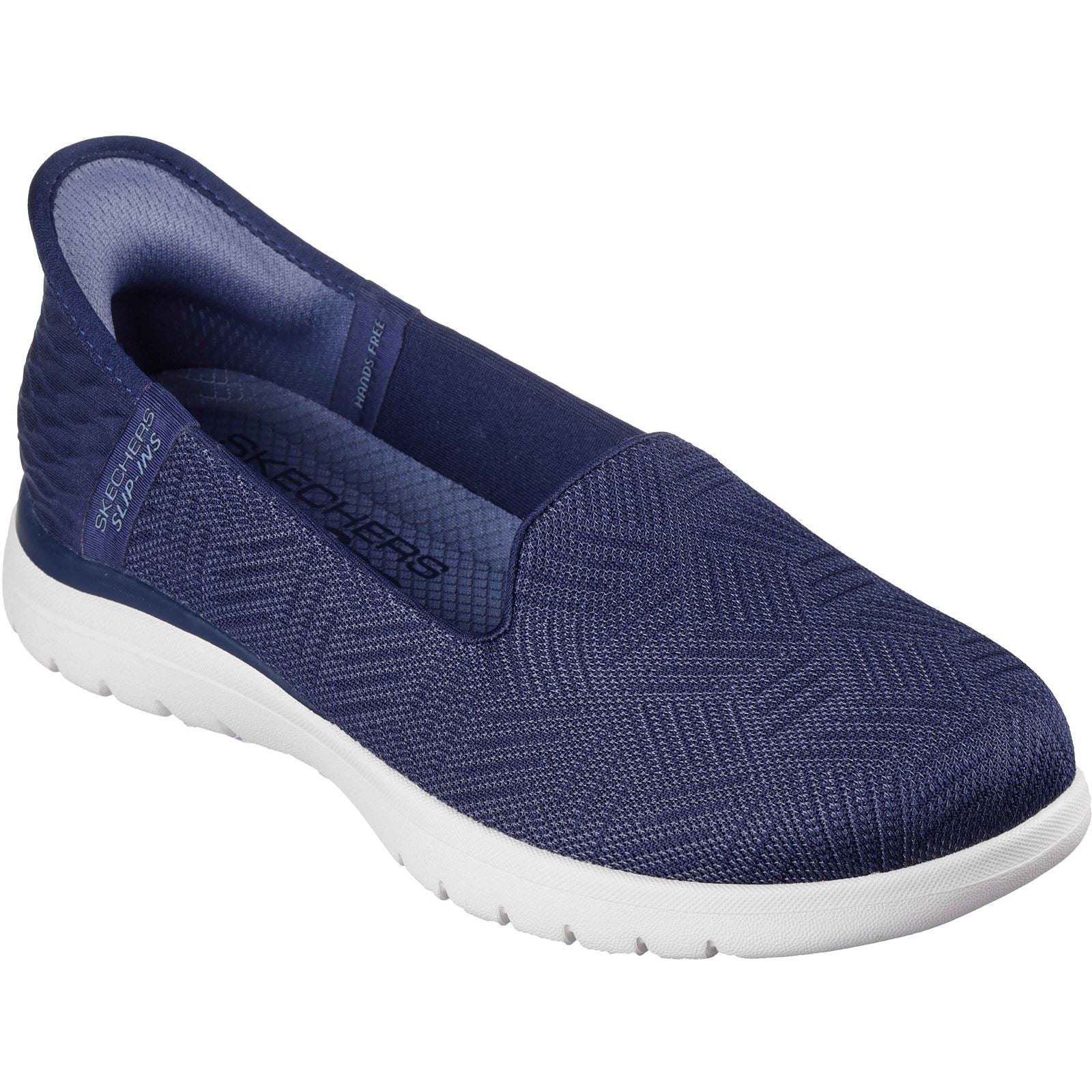 Skechers On-the-GO Flex - Clover Polyester Damen Marineblau Sneakers
