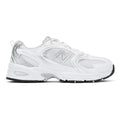 New Balance 530 Damen Munsell Weiß/Silber Metallic Turnschuhe