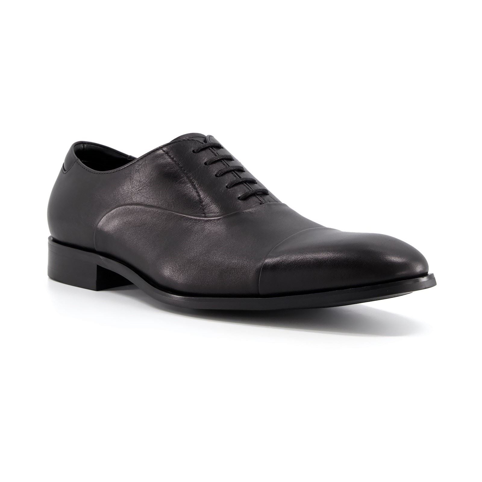 Dune Secrecy Leder-Herrenschuhe In Schwarz-Oxford-Stil