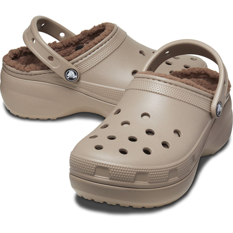 Crocs Classic Platform Lined Thermoplastische Damenpilz Clogs