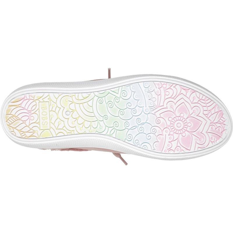 Skechers BOBS B Cute Damen Rose Sneaker Aus Baumwolle