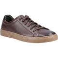 Hush Puppies Colton Herren Sneaker Aus Leder In Kaffeebraun