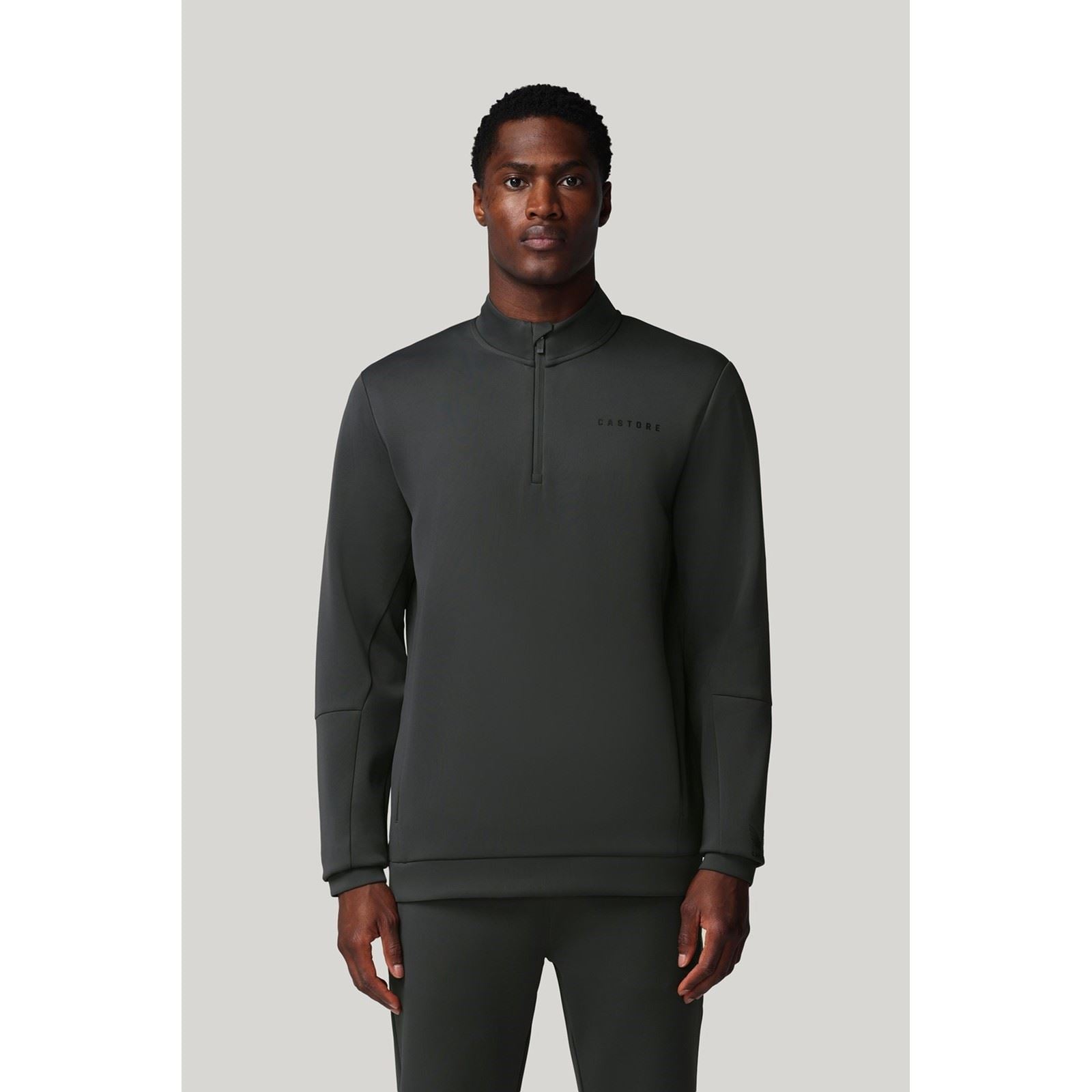 Castore Flex 1/4 Zip Herren Grauer Sweatshirt