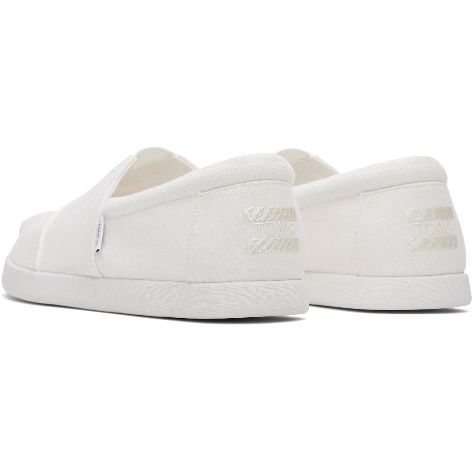 TOMS Alpargata Forward 100% Baumwolle Herren Espadrilles In Weiß
