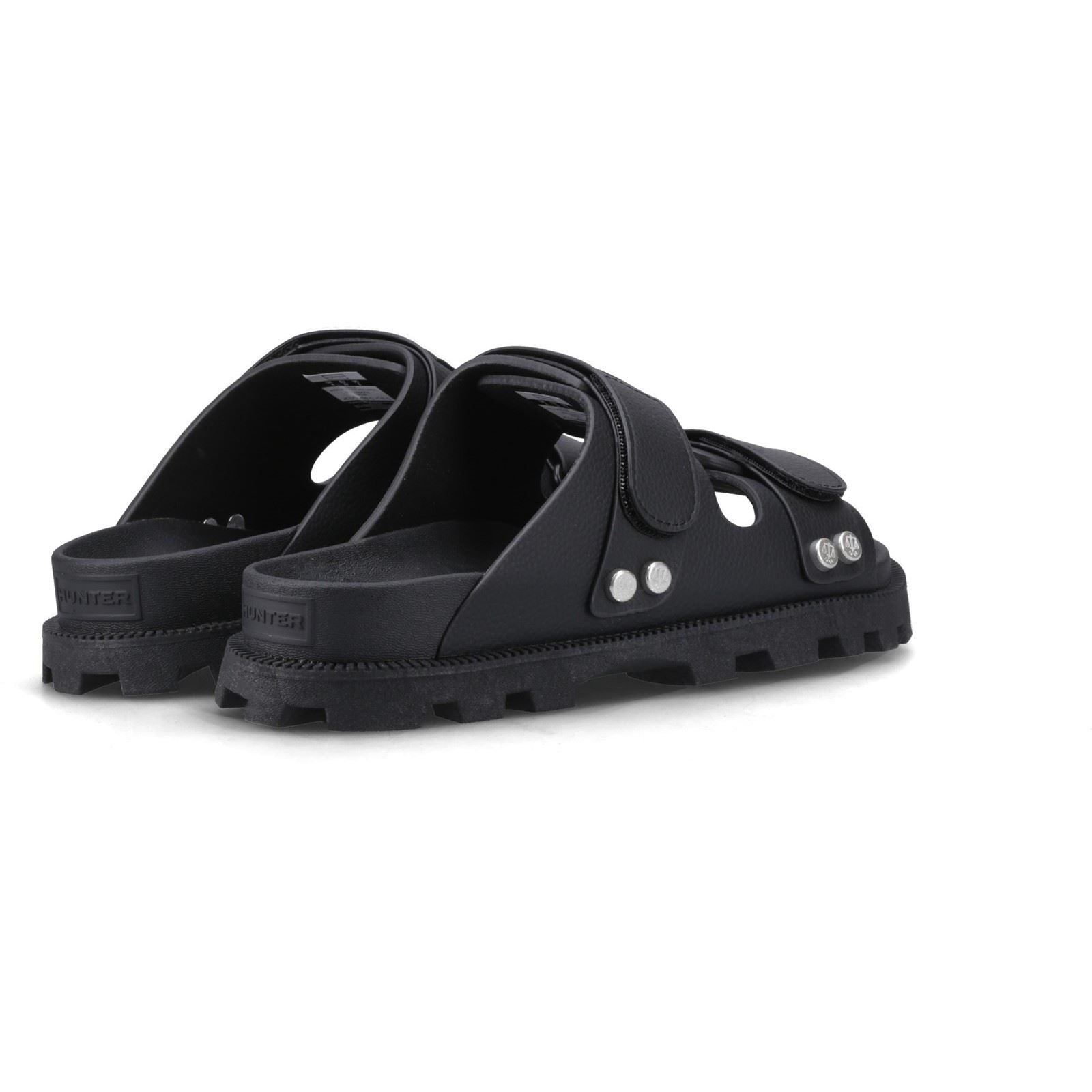 Hunter Vegan Sandal Polyester Damen Sandalen In Schwarz
