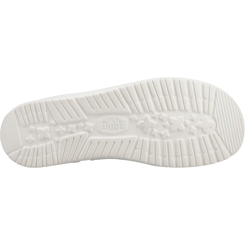 HEYDUDE Wendy Funk Surf Baja Damen Mokassins Aus Baumwollmischung In Schwarz/Mehrfarbig