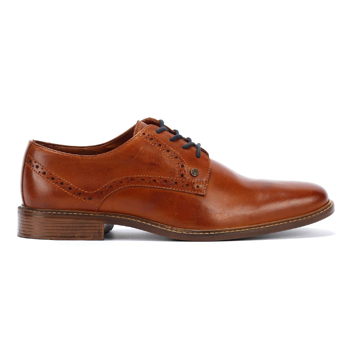 Lambretta Harvey Derby Herren-Schnürschuhe Aus Braunem Leder