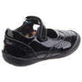 Hush Puppies Rina Junior Patent Mädchenschuhe Aus Schwarzem Lackleder