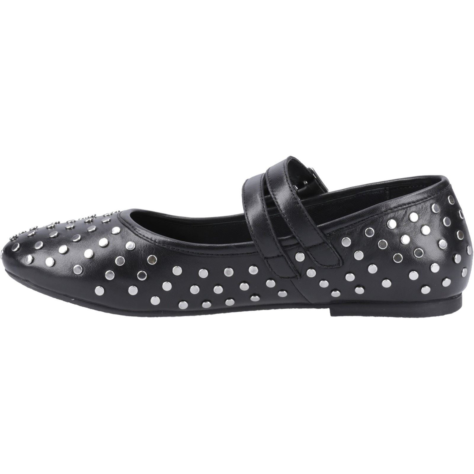 Hush Puppies Nixie Lederschuhe für Damen in Schwarz