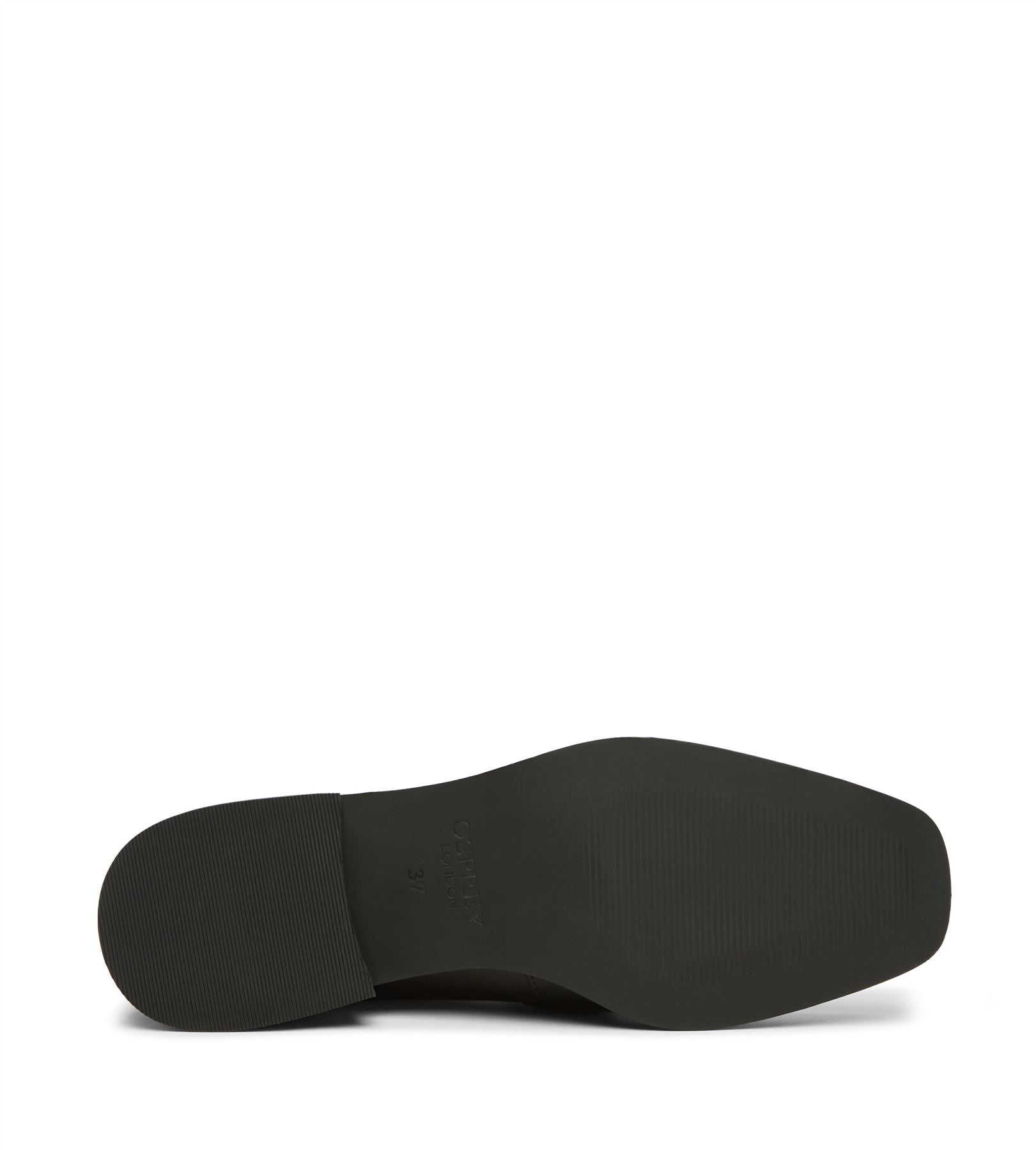 Osprey London The Islington Leder Damen Schwarze Slipper