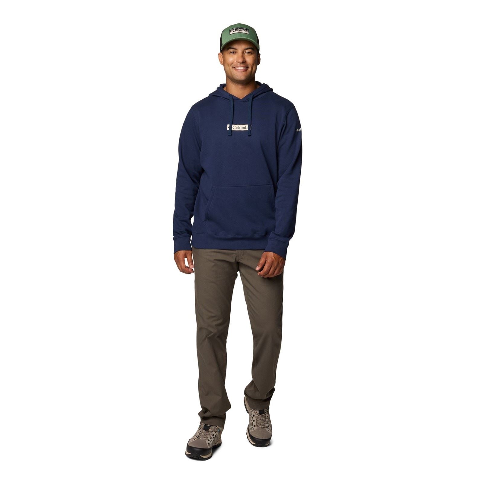 Columbia Columbia Trek Trek Baumwolle Herren Blau Kapuzenpullover