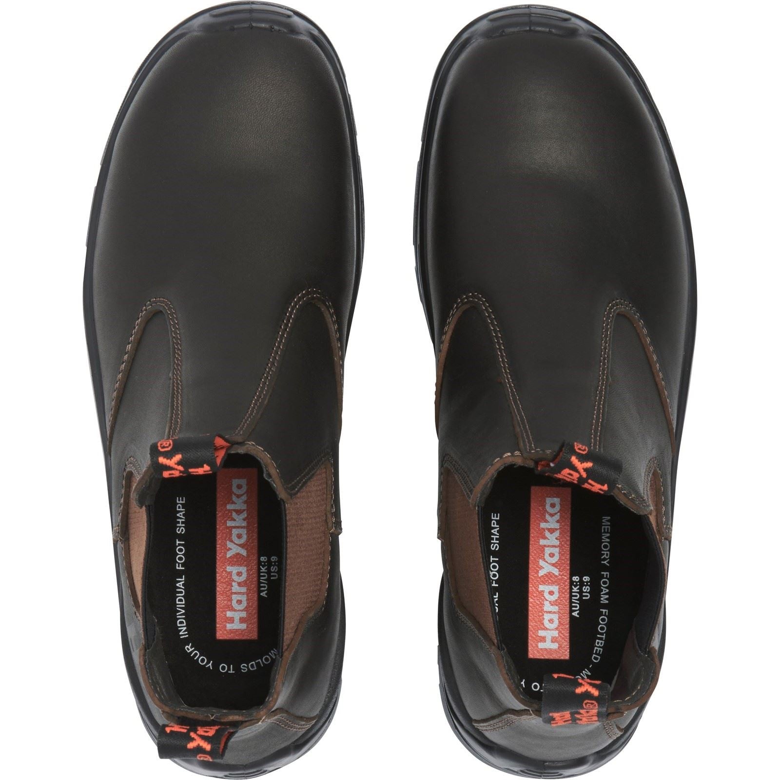 Hard Yakka Banjo Ns Leder Herren Braune Stiefel