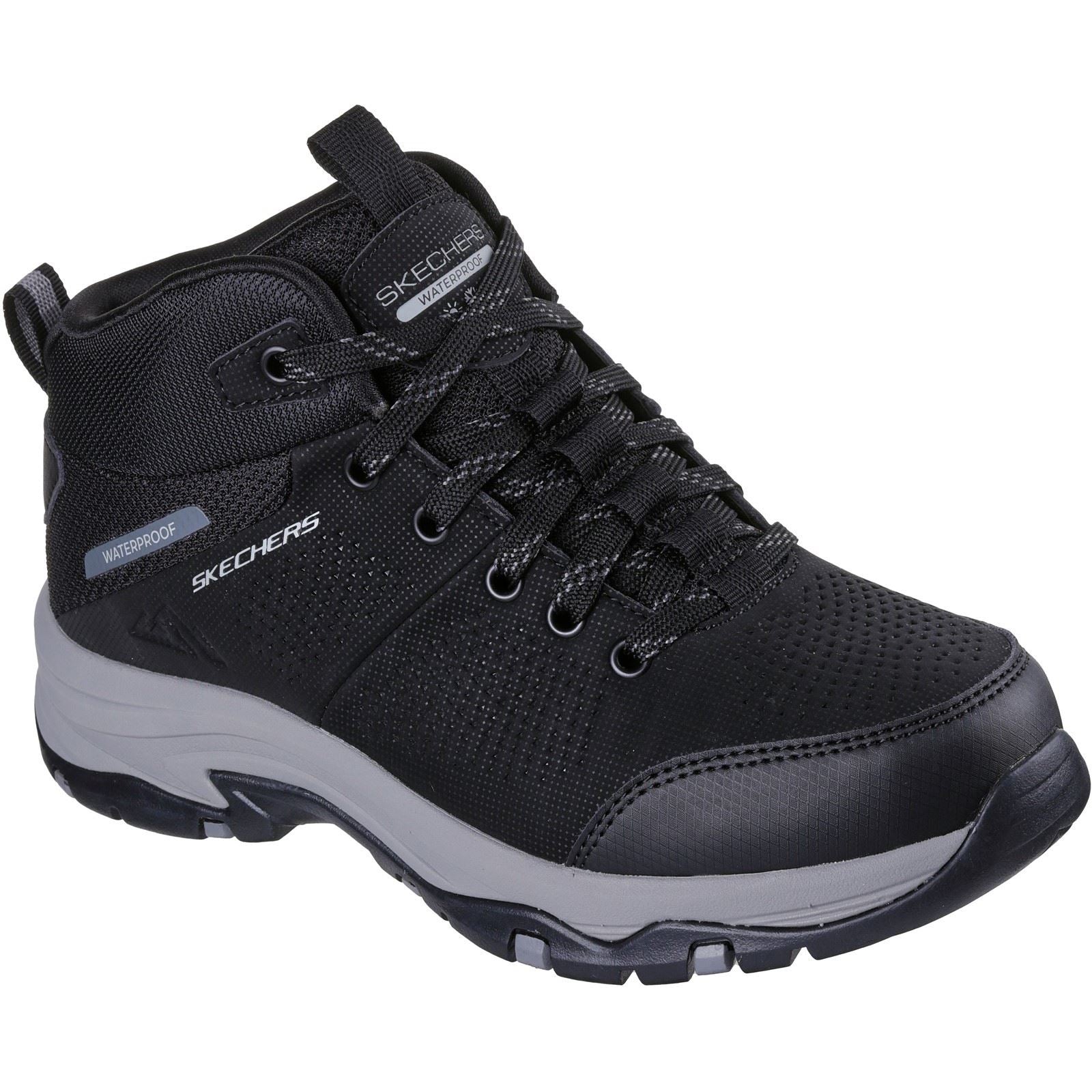 Skechers Trego Trail Destination Polyurethan Damen Wanderschuhe In Schwarz/anthrazit