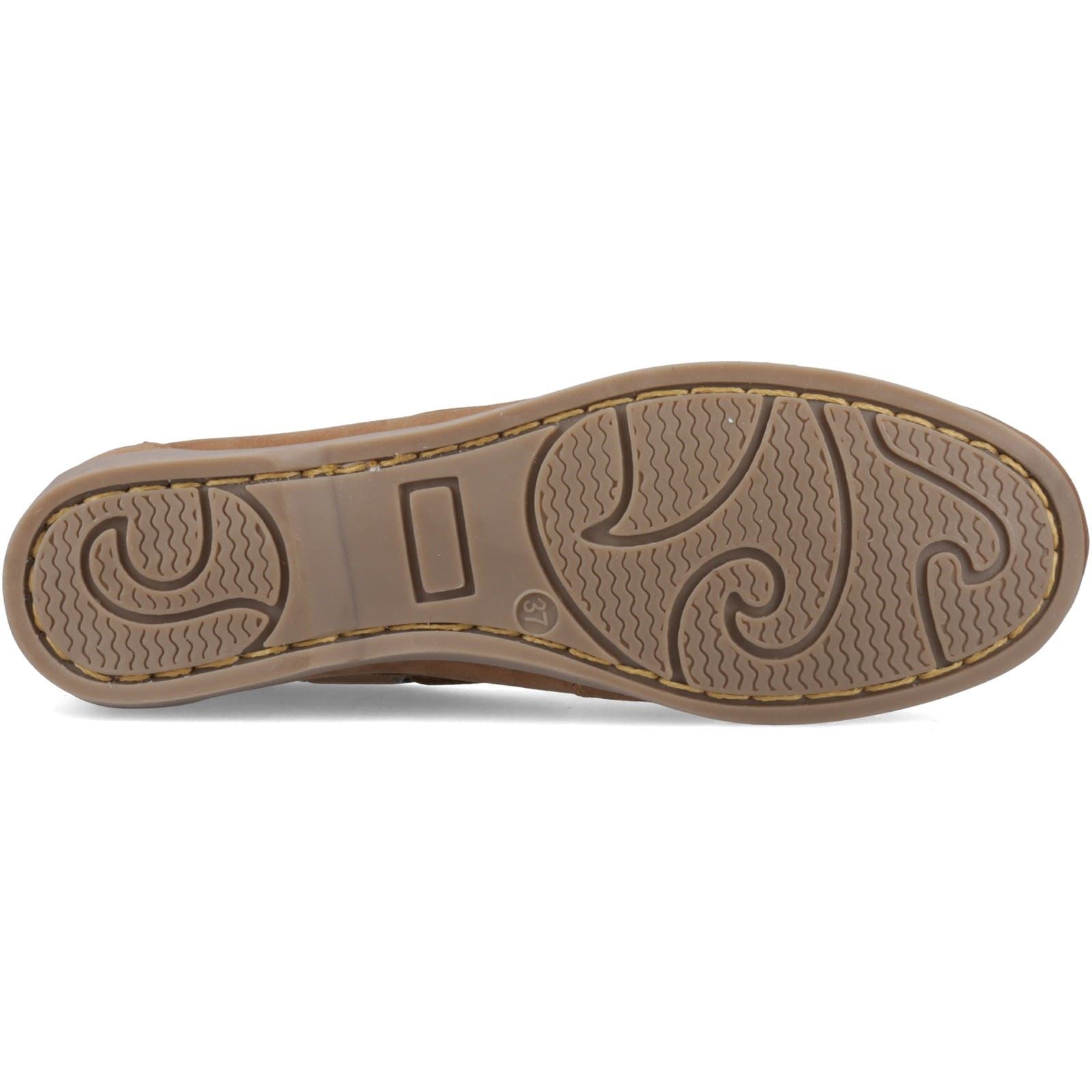Sperry Balboa 2 Eye Boat Nubuk Damen Hellbraune Bootsschuhe