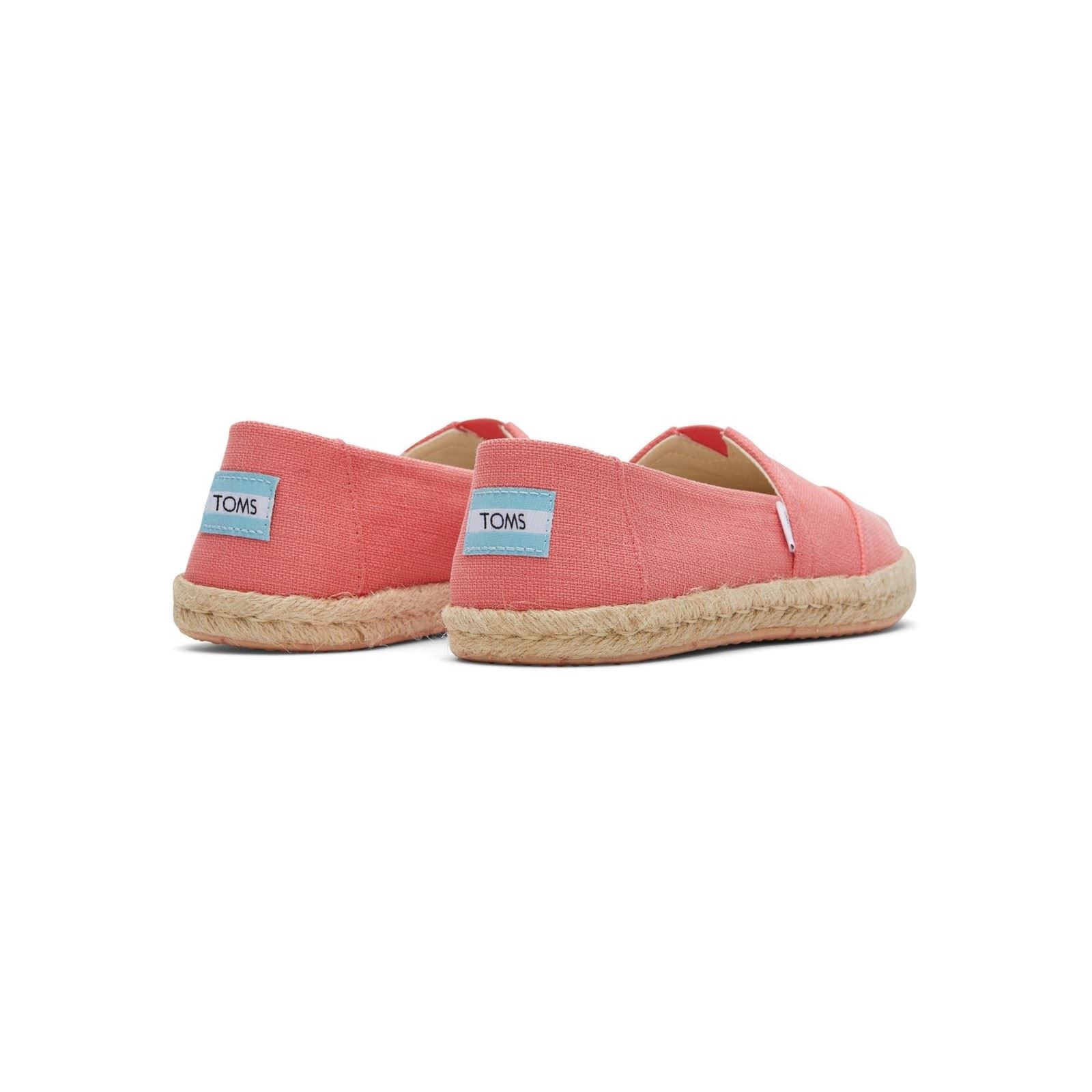 TOMS Alpargata Rope Damen-Pfirsich-Espadrilles Aus Lyocell