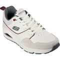 Skechers Uno - Retro One Herren-Sneaker Aus Weiß/Grauem Leder