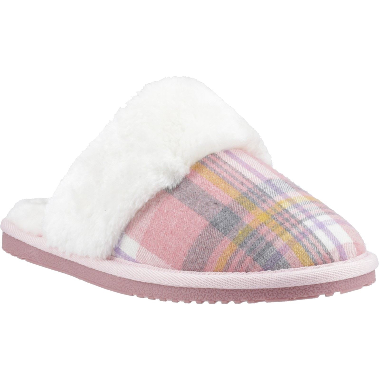 Hush Puppies Arianna Textile Damen Hausschuhe in Pink
