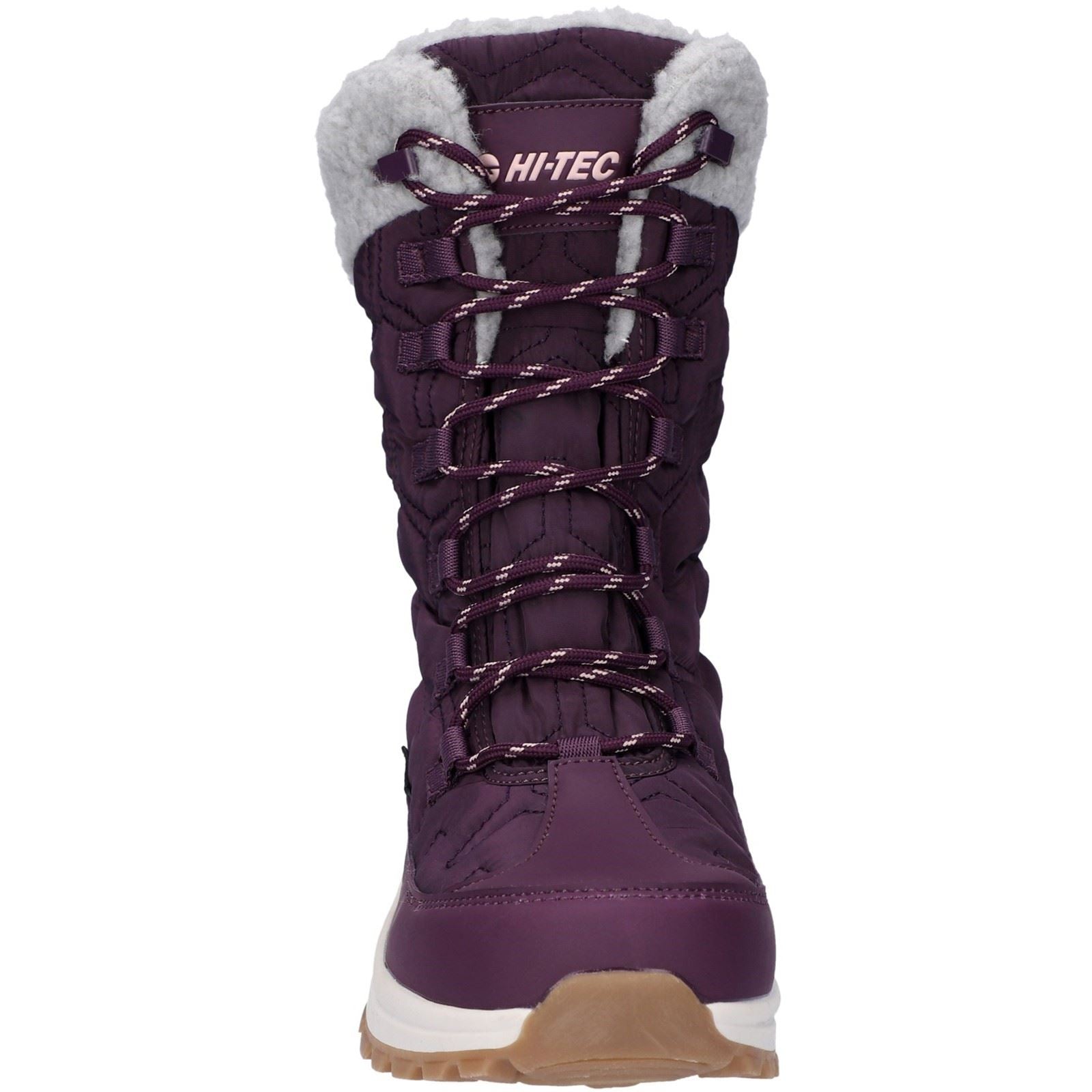 Hi-Tec Sophia Nylon Damen Winter Stiefeletten in italienischem Pflaume/Sepiarose