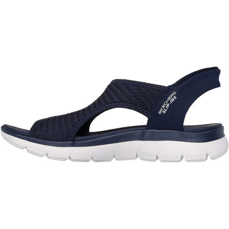 Skechers Summits Sweetly Evolved Damen Textil Sandalen In Marineblau