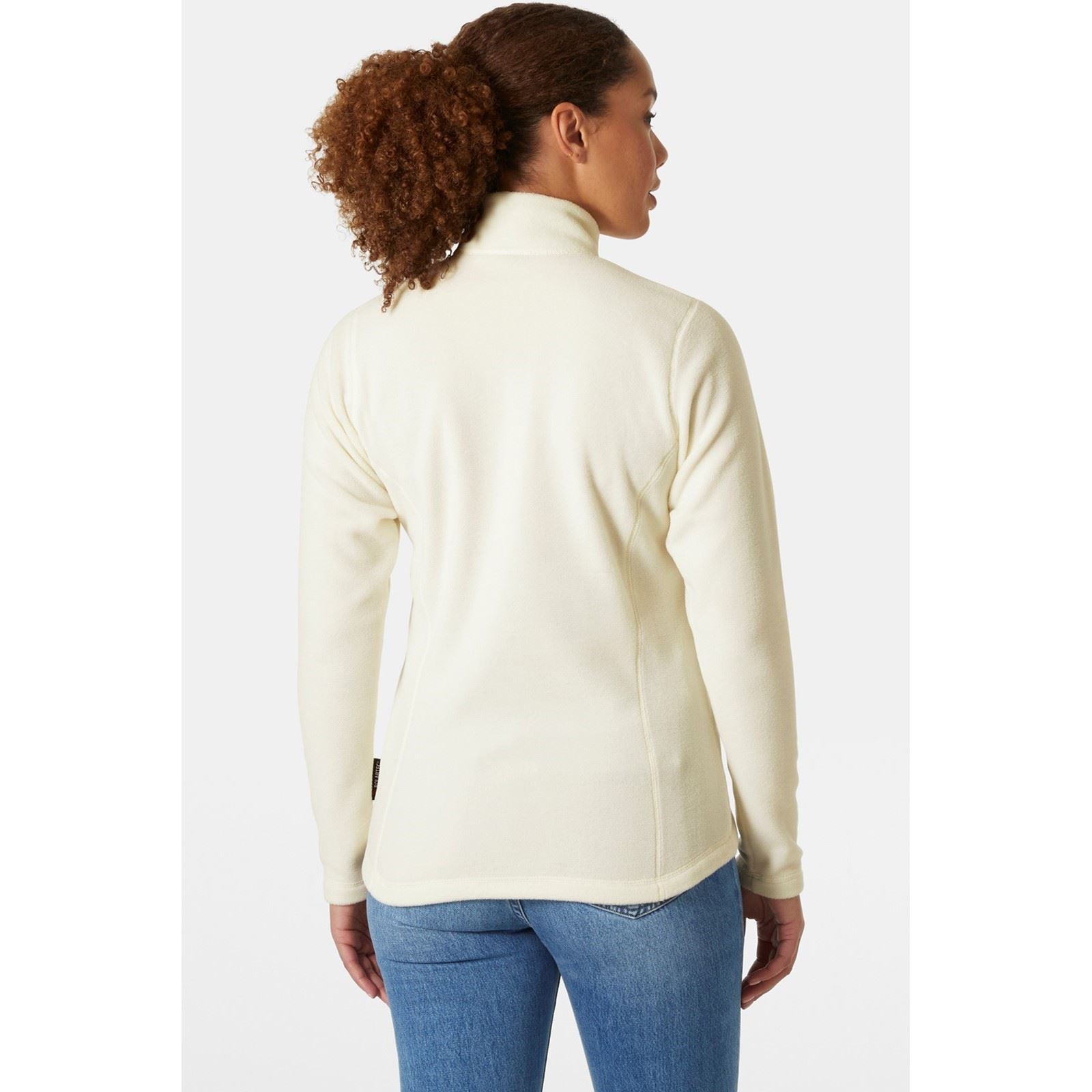 Helly Hansen Sport Daybreaker 1/2 Zip Polyester Damen Weißer Fleece Pullover