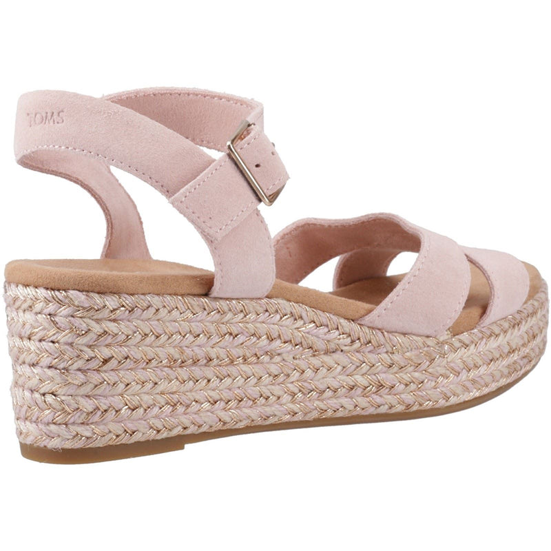 TOMS Audrey Damen Sandalen Aus Hellem Rosé-Leder