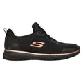 Skechers Workwear Squad SR Textil Damen Schwarz/Roségold Sicherheits Sneaker