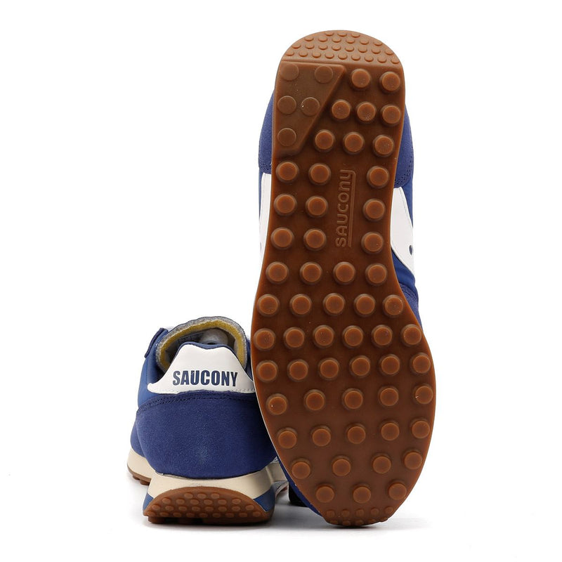 Saucony Trainer 80 Blaue Wildleder Sneaker