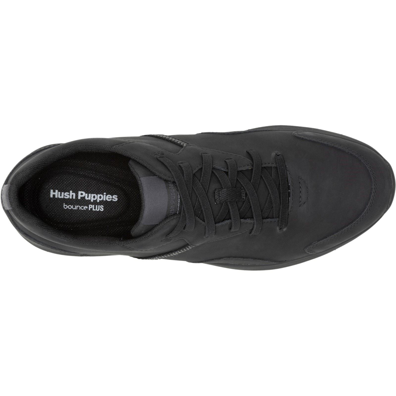 Hush Puppies The Good Schwarze Farbe Ledersneaker Für Herren