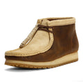 Clarks Originals Wallabee RB Combi Leder Herren Stiefel Braun