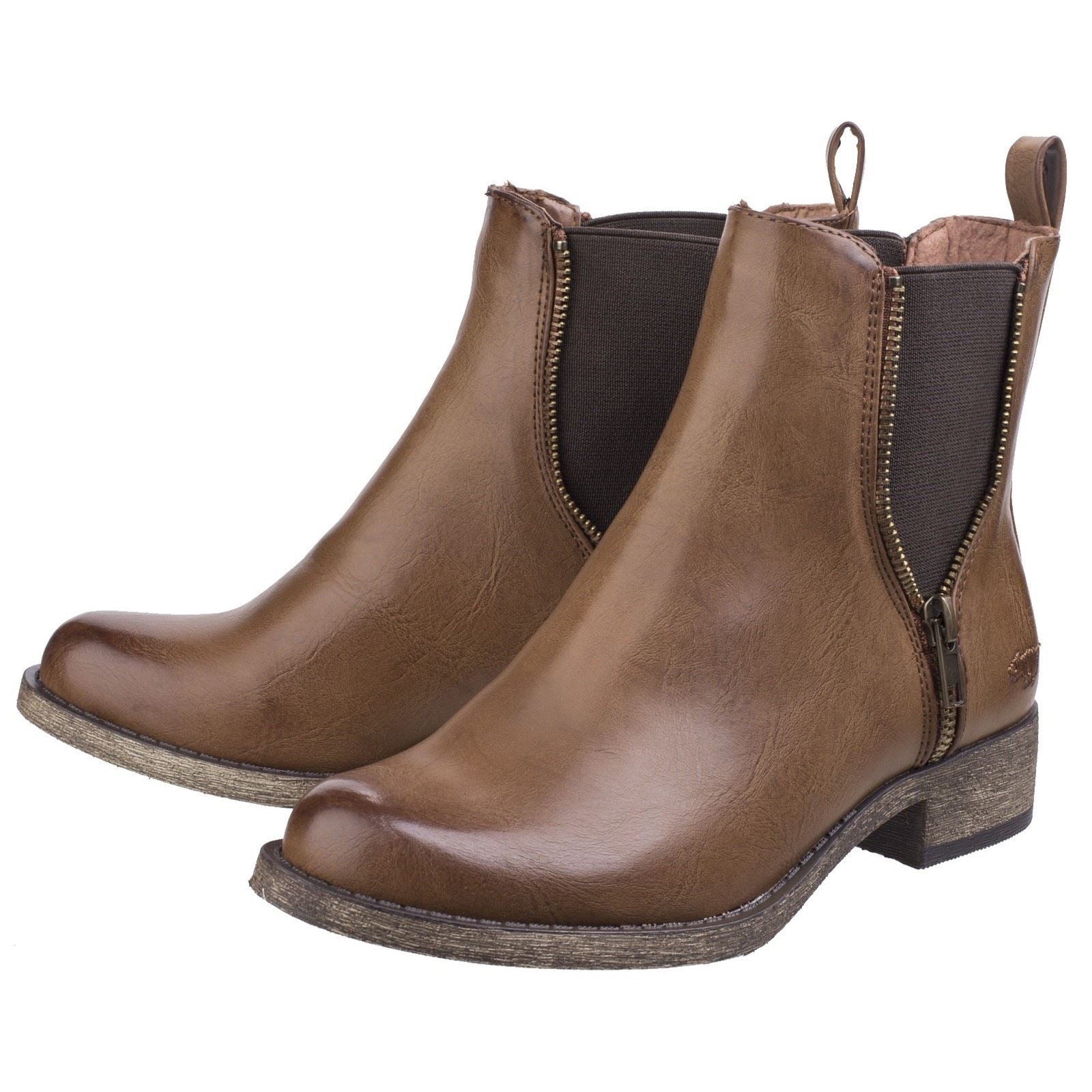 Rocket Dog Camilla Bromley Damen Braune Stiefel