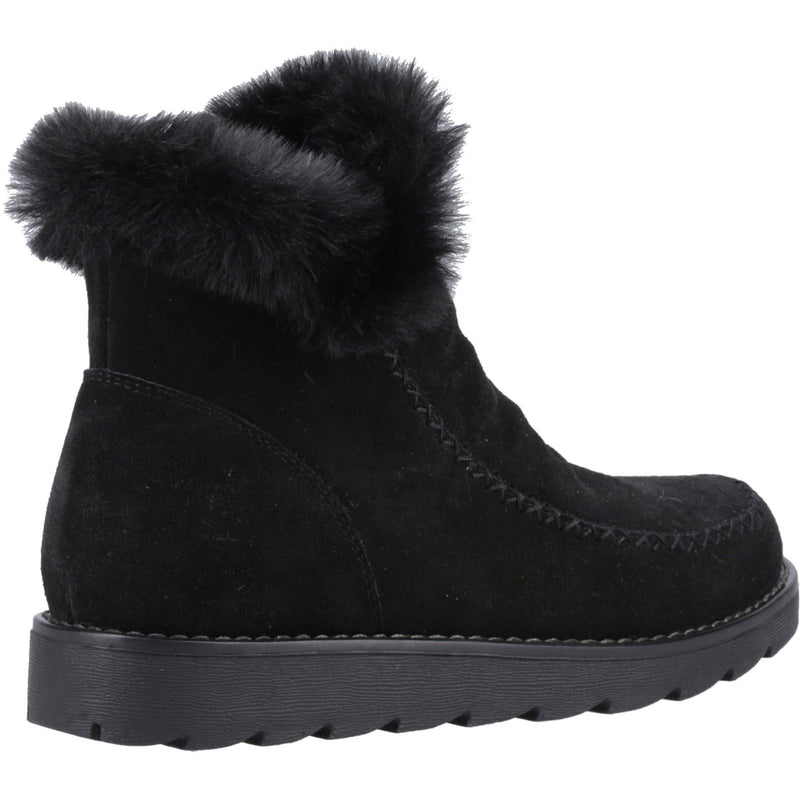 Hush Puppies Moira Wildlederschwarze Damenstiefel