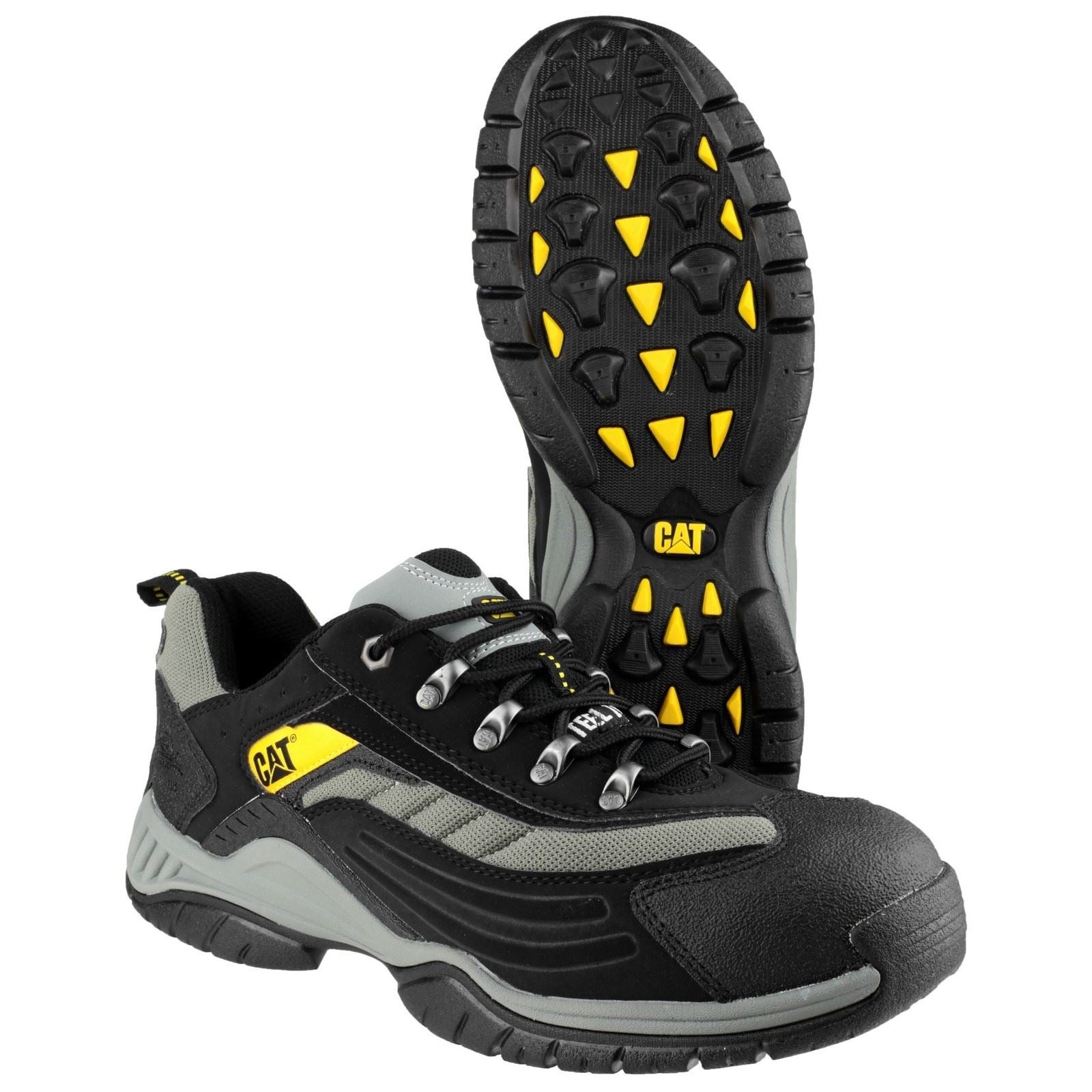 Caterpillar Moor Leder Schwarze Farbe Sicherheitssneaker