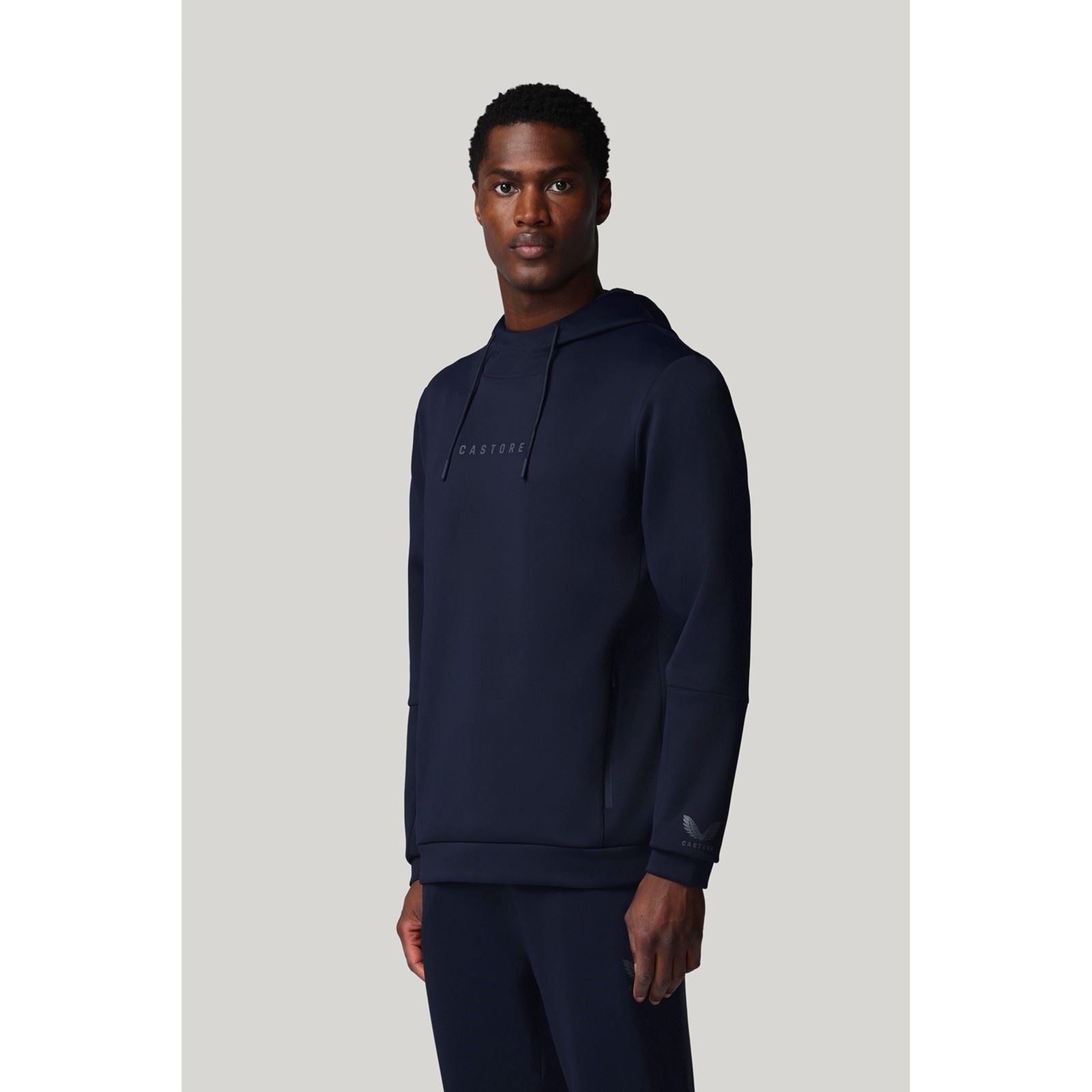 Castore Flex Hoodie Herren Blaues Kapuzensweatshirt