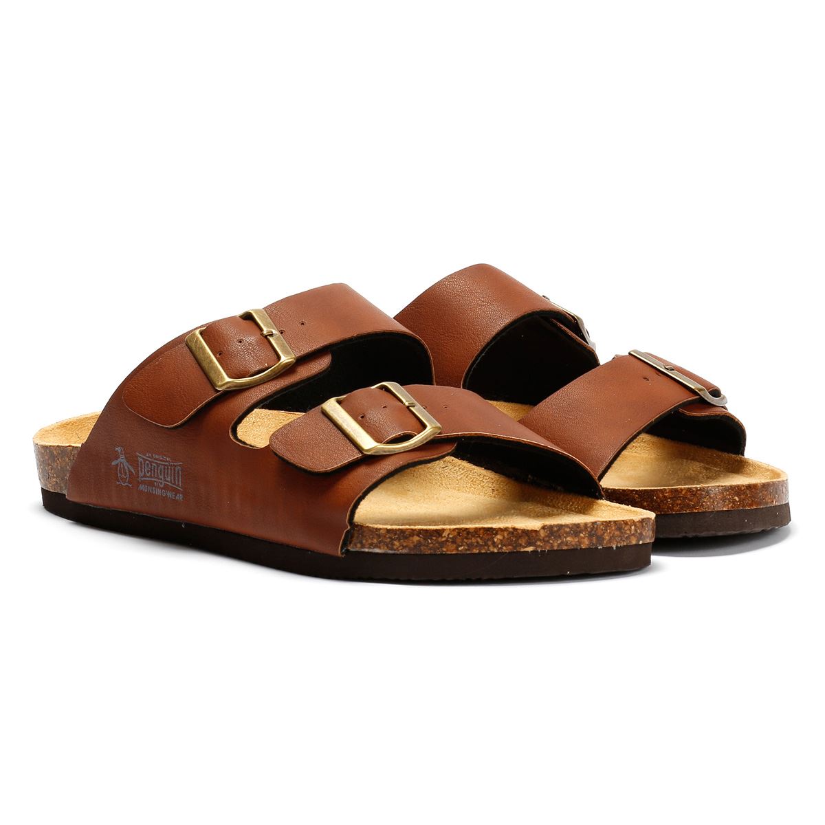 Penguin Port 2 Herren Braune Sandalen