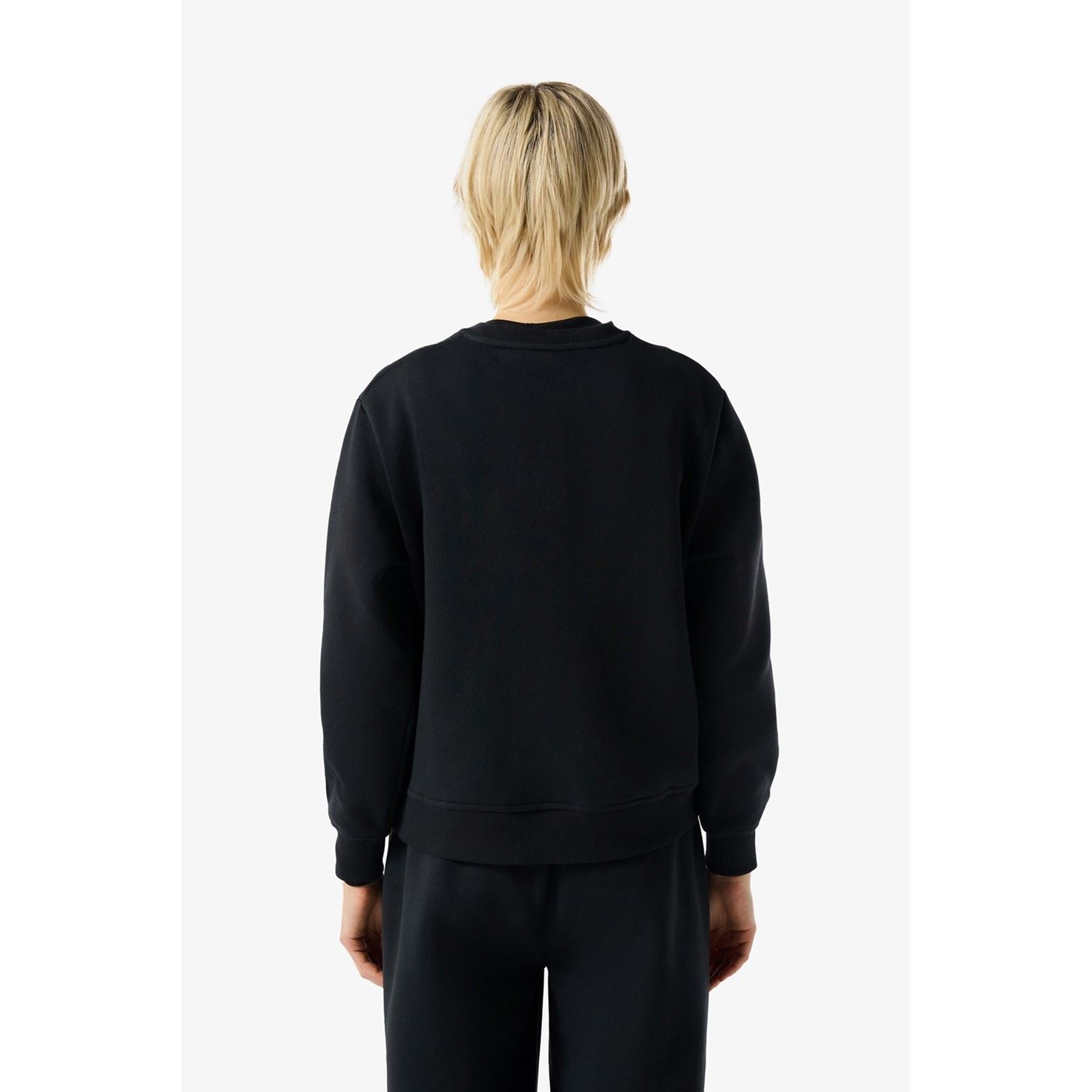 Hunter RL Essentials Crew Damen Schwarzes Sweatshirt