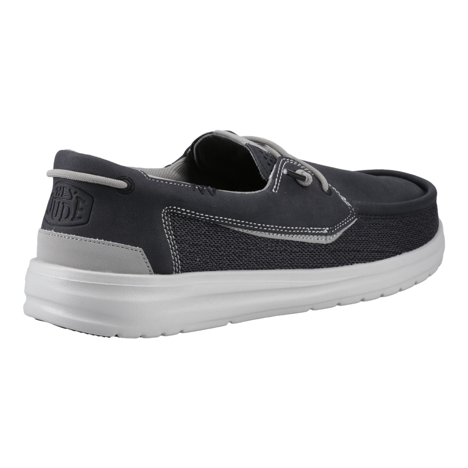 HEYDUDE Welsh Grip Classic Mesh Baumwollmischung Herrenschuhe In Schwarz/Sturmgrau