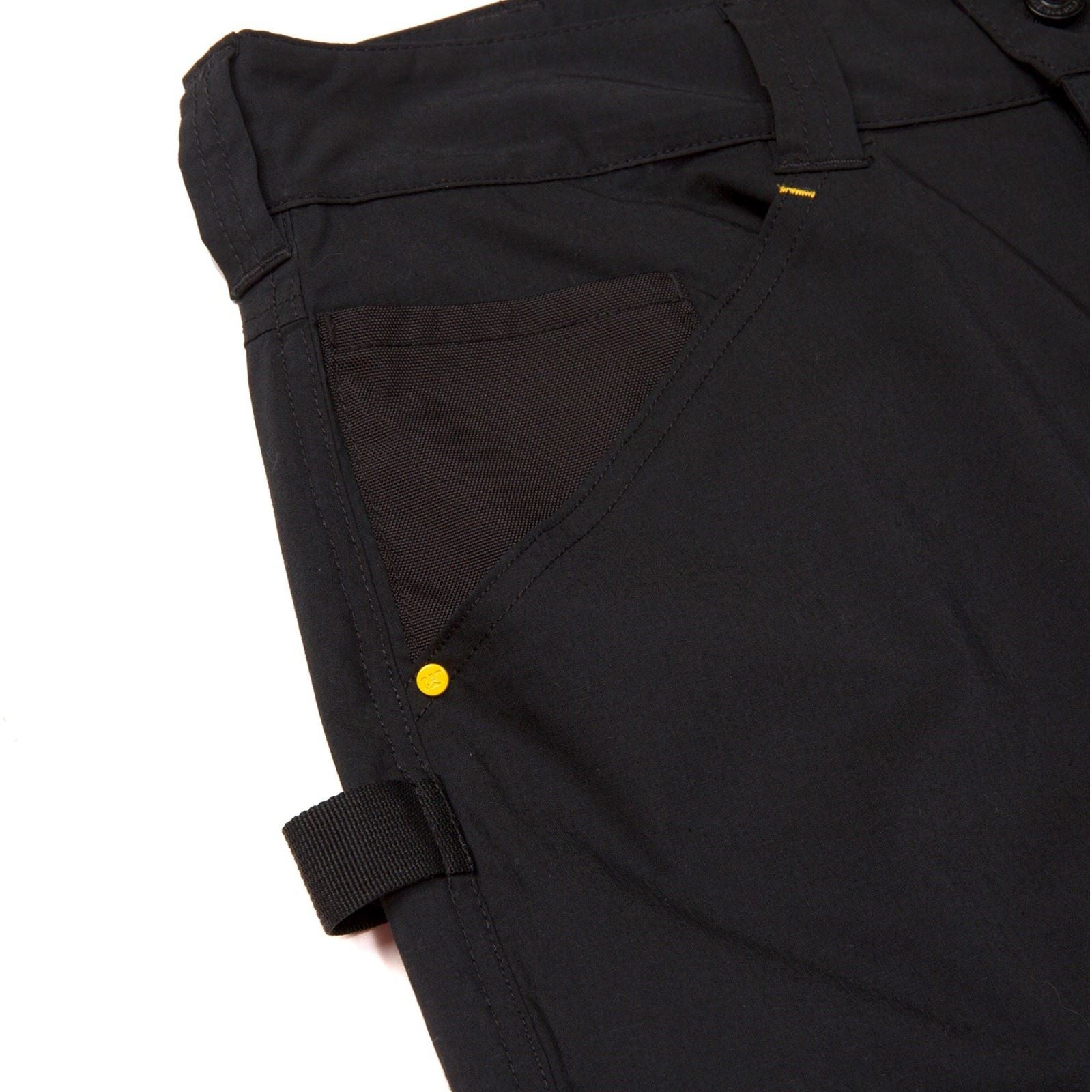 Caterpillar Nexus Knee Pocket Stretch Baumwoll Herren Schwarze Farbe Outdoor Hosen